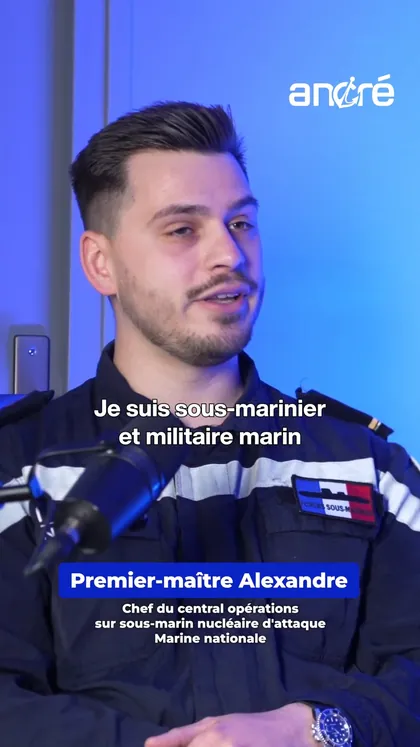 Extrait d'Ancré : un premier-maître sous-marinier de la Marine nationale raconte son métier
