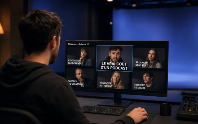 Miniature de podcast vidéo : pourquoi ce détail visuel décide du clic