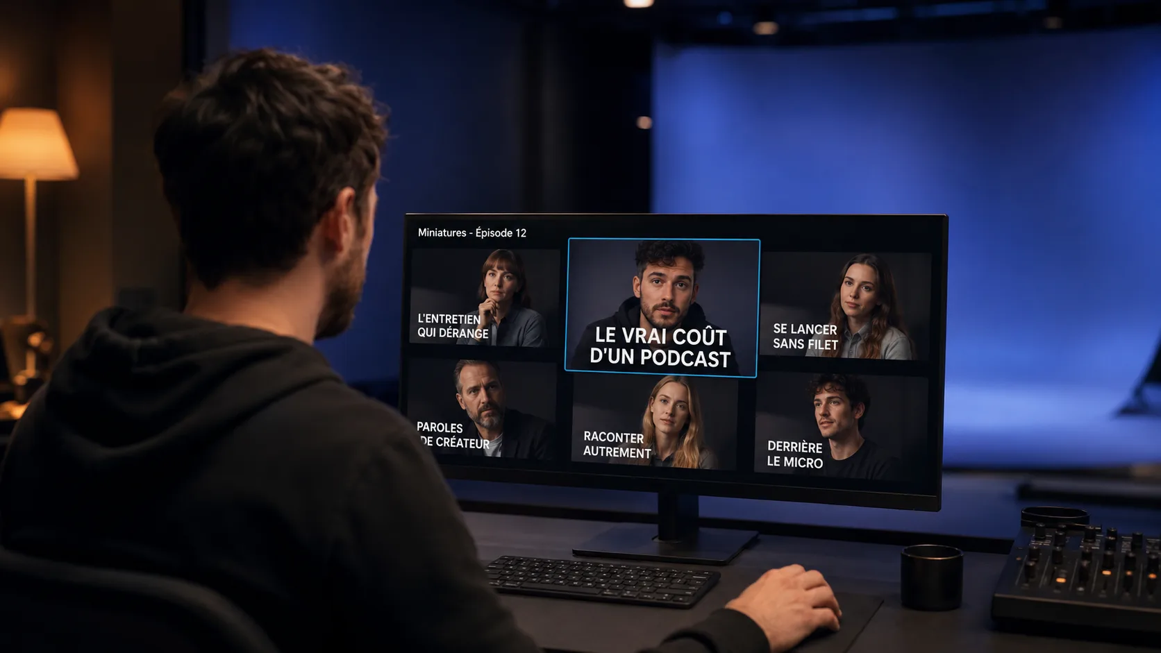Miniature de podcast vidéo : pourquoi ce détail visuel décide du clic