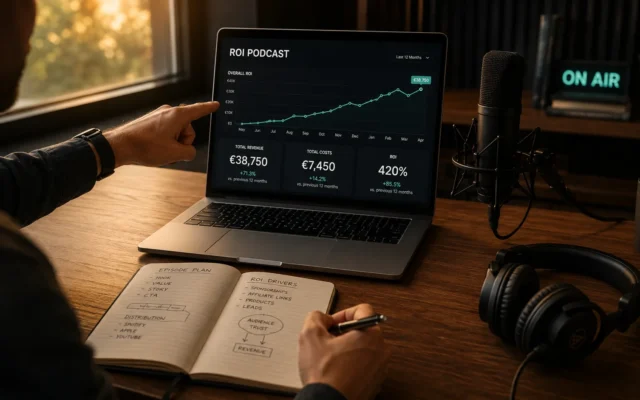 Comment mesurer le ROI d'un podcast de marque ?