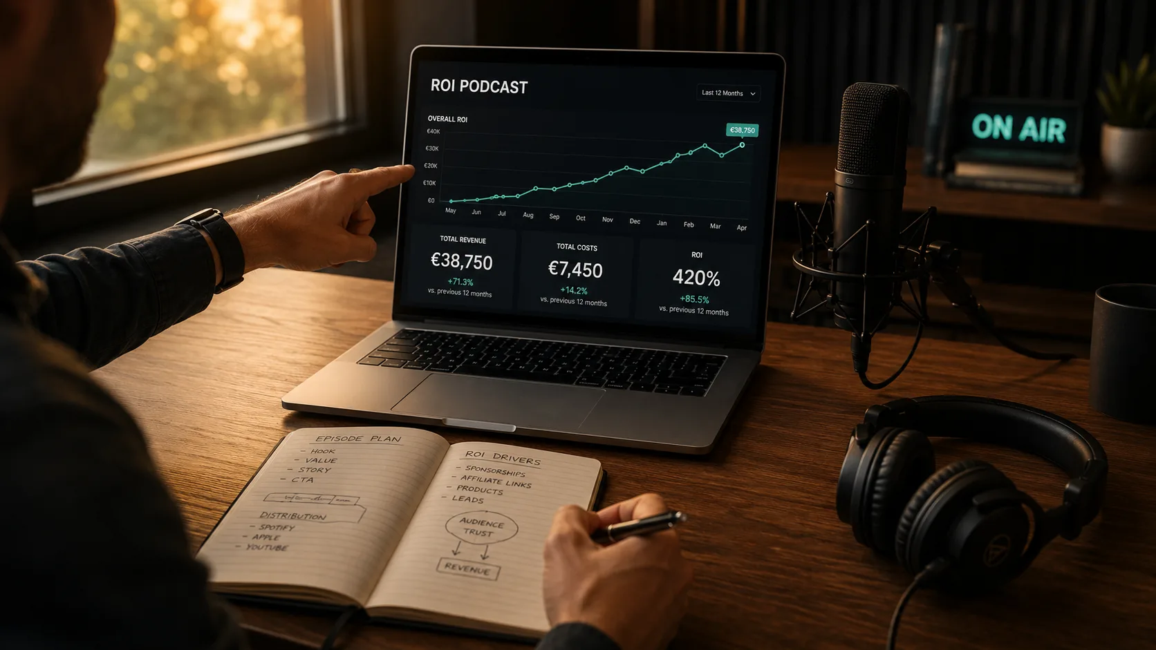 Comment mesurer le ROI d'un podcast de marque ?